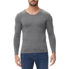 QUANTITY OF ASSORTED ITEMS TO INCLUDE FIGNINGET MEN'S THERMAL TOPS THERMAL TOP MENS BASE LAYER TOPS THERMAL UNDERWEAR MENS LONG SLEEVE THERMAL TOPS MENS THERMAL LONG SLEEVE TOPS MEN DARK GRAY M: LOCA