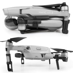 17 X SYMIK RETRACTABLE LANDING GEAR EXTENSION FOR DJI AIR 2S & DJI MAVIC AIR 2; COMPLETELY FOLDABLE DESIGN, CAN BE LEFT ON THE DRONE AT ALL TIMES, EVEN WHEN FOLDED; VERY LOW STORAGE PROFILE; ACCESSOR