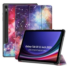QUANTITY OF ITEMS TO INCLUDE TOKILO CASE FOR SAMSUNG GALAXY TAB S9 11 INCH 2023 TABLET , SM-X710/SM-X716B/SM-X718U , ULTRA LIGHTWEIGHT SLIM PU LEATHER TRI-FOLD STAND COVER CASE WITH PENCIL HOLDER AND