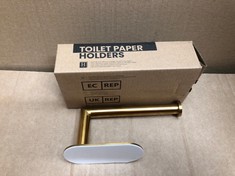 QUANTITY OF ASSORTED ITEMS TO INCLUDE HITSLAM GOLD TOILET ROLL HOLDER SELF ADHESIVE 304 STAINLESS STEEL STICK ON TOILET PAPER HOLDER FOR BATHROOM: LOCATION - D RACK