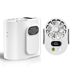 QUANTITY OF ASSORTED ITEMS TO INCLUDE LETSCOL CLIP ON FAN,4000MAH WAIST FAN,4 SPEED SETTINGS WITH MINI PORTABLE NECKLACE FAN,HANDHELD FAN USING FOR CLOTHES SHIRT,BELT,WORK AND OUTDOOR TRAVEL: LOCATIO