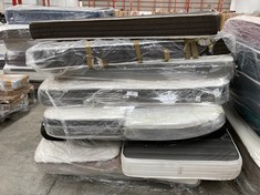 8 X MATTRESSES OF DIFFERENT MODELS AND SIZES (MAY BE BROKEN OR DIRTY).
