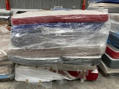 9 X MATTRESSES OF DIFFERENT MODELS AND SIZES (MAY BE BROKEN OR DIRTY).