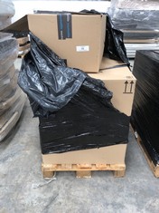PALLET INCLUDING A VARIETY OF DIFFERENT SIZES AND MODELS OF CLOTHING.