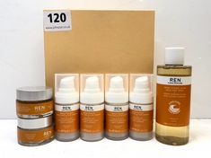 5 X ASSORTED REN PRODUCTS TO INCLUDE CLEAN SKINCARE TRIO GIFT SET