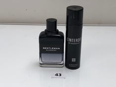 GIVENCHY L'INTERDIT THE DEODORANT 100ML TO INCLUDE GIVENCHY GENTLEMAN EAU DE TOILETTE INTENSE 100ML