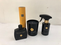 RITUALS PRECIOUS AMBER LUXURY HOME GIFT SET TO INCLUDE RITUALS SOUL UPLIFTING FRAGRANCE STICKS 70ML