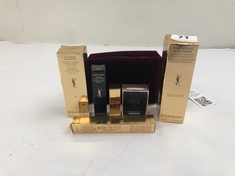 7 X YVESSAINT LAURENT BEAUTY PRODUCTS TO INCLUDE ALL HOURS FOUNDATION