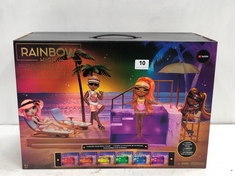 RAINBOW HIGH COLOUR CHANGE POOL & BEACH CLUB PLAYSET RRP £27.49 (DELIVERY ONLY)