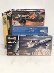 7 X ASSORTED TOYS TO INCLUDE RACING FIGHTER 1/10 SCALE OFF ROAD RACER (DELIVERY ONLY)