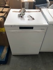 HISENSE FULL SIZE DISHWASHER IN WHITE - MODEL NO. HS620D10WUK - RRP £329 (COLLECTION OR OPTIONAL DELIVERY)