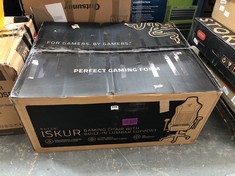 RAZER ISKUR GAMING CHAIR WITH BUILT IN LUMBAR SUPPORT- STANDARD SIZE - RRP £500 (COLLECTION OR OPTIONAL DELIVERY)