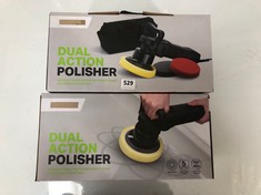2 X DUAL ACTION POLISHER - TOTAL LOT RRP £269 (COLLECTION OR OPTIONAL DELIVERY)