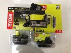 5 X ASSORTED RYOBI TOOLS TO INCLUDE 18V MULTI INFLATOR - MODEL NO R18MI-0 (COLLECTION OR OPTIONAL DELIVERY)