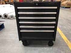 ADVANCED 6 DRAWER TOOL CABINET IN BLACK - ITEM NO 570413 - RRP £369 (COLLECTION OR OPTIONAL DELIVERY) (KERBSIDE PALLET DELIVERY)