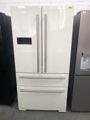 RANGEMASTER 2 DOOR 2 DRAWER FRENCH STYLE FRIDGE FREEZER IN CREAM (COLLECTION OR OPTIONAL DELIVERY)