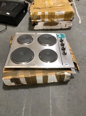 2 X ASSORTED COOKER HOBS TO INCLUDE 4 BURNER HOB IN STAINLESS STEEL (COLLECTION OR OPTIONAL DELIVERY)