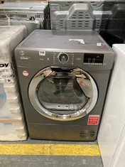 HOOVER H-DRY 300 LITE TUMBLE DRYER IN GREY - MODEL NO. HLEC10DCER-80 - RRP £350 (COLLECTION OR OPTIONAL DELIVERY)