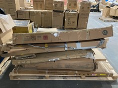 PALLET OF ASSORTED ITEMS TO INCLUDE BIRLEA BED FRAME (PART) (COLLECTION OR OPTIONAL DELIVERY) (KERBSIDE PALLET DELIVERY)