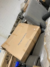 QTY OF ASSORTED SOFA PARTS TOP INCLUDE GREY ARMCHAIR (PART) (COLLECTION OR OPTIONAL DELIVERY) (KERBSIDE PALLET DELIVERY)