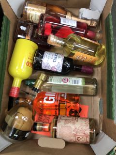 10 X ASSORTED SPIRITS TO INCLUDE EDLER-WILLIAMS, BISSINGER ROSE CHAMPAGNE, RON BENGALO RUM AND ANNO GOLDEN BOTANICALS RUM (PLEASE NOTE: 18+YEARS ONLY. STRICTLY NO COURIER REQUESTS. COLLECTIONS FROM B