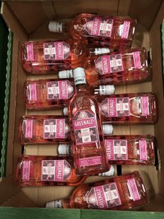 10 X GREENALL'S WILD BERRY GIN 70CL ABV 37.5% (PLEASE NOTE: 18+YEARS ONLY. STRICTLY NO COURIER REQUESTS. COLLECTIONS FROM BA SALEROOM FROM MONDAY 3RD - FRIDAY 7TH JUNE 2024 ONLY)