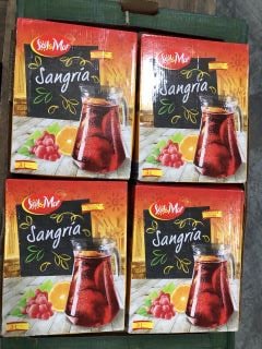 8 X SOL & MAR SANGRIA 3L BOXES (PLEASE NOTE: 18+YEARS ONLY. STRICTLY NO COURIER REQUESTS. COLLECTIONS FROM BA SALEROOM FROM MONDAY 3RD - FRIDAY 7TH JUNE 2024 ONLY)