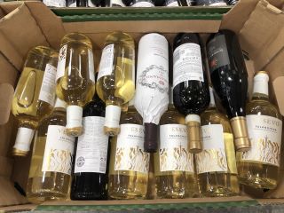 12 X ASSORTED BOTTLES OF WINE TO INCLUDE VESEVO, PASSAMANO AND ENTRE QUINTAS (PLEASE NOTE: 18+YEARS ONLY. STRICTLY NO COURIER REQUESTS. COLLECTIONS FROM BA SALEROOM FROM MONDAY 3RD - FRIDAY 7TH JUNE