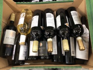 12 X ASSORTED BOTTLES OF WINE TO INCLUDE DUCA DI SASSETA, PASSAMANO AND BARBERA D'ASTI (PLEASE NOTE: 18+YEARS ONLY. STRICTLY NO COURIER REQUESTS. COLLECTIONS FROM BA SALEROOM FROM MONDAY 3RD - FRIDAY