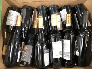 12 X ASSORTED BOTTLES OF WINE TO INCLUDE COTIN JAILLET, SOL DE CHILE AND BARBERA D'ASTI  (PLEASE NOTE: 18+YEARS ONLY. STRICTLY NO COURIER REQUESTS. COLLECTIONS FROM BA SALEROOM FROM MONDAY 3RD - FRID