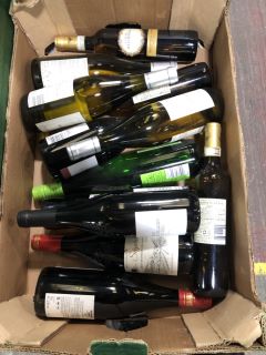 12 X BOTTLES OF ASSORTED WINE TO INCLUDE SEGURET, MACON VILLAGE AND PLAN DE DIEU (PLEASE NOTE: 18+YEARS ONLY. STRICTLY NO COURIER REQUESTS. COLLECTIONS FROM BA SALEROOM FROM MONDAY 3RD - FRIDAY 7TH J