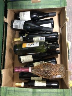 12 X BOTTLES OF ASSORTED WINE TO INCLUDE MAS D'ANGLADE, PROSECCO AND CHARDONNAY  (PLEASE NOTE: 18+YEARS ONLY. STRICTLY NO COURIER REQUESTS. COLLECTIONS FROM BA SALEROOM FROM MONDAY 3RD - FRIDAY 7TH J