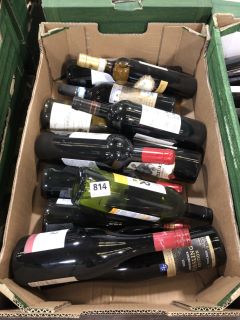 12 X BOTTLES OF ASSORTED WINE TO INCLUDE CORTE ALLODOLA, AD BESTIAS AND FRANCOIS DUBESSY (PLEASE NOTE: 18+YEARS ONLY. STRICTLY NO COURIER REQUESTS. COLLECTIONS FROM BA SALEROOM FROM MONDAY 3RD - FRID
