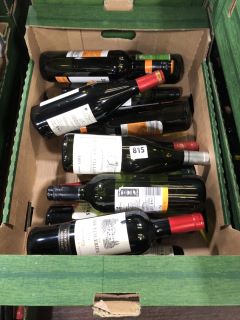 12 X BOTTLES OF ASSORTED WINE TO INCLUDE MACON-VILLAGES, SHIRAZ AND CHATEAU LES TUILERIES  (PLEASE NOTE: 18+YEARS ONLY. STRICTLY NO COURIER REQUESTS. COLLECTIONS FROM BA SALEROOM FROM MONDAY 3RD - FR