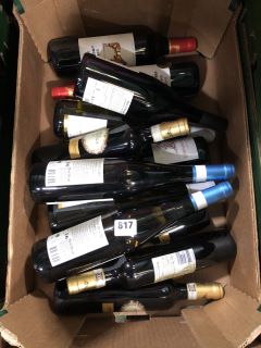 12 X BOTTLES OF ASSORTED WINE TO INCLUDE CHEVALIER DE MONTENAC, MAS D'ANGLADE AND CORTE ALLODOLA (PLEASE NOTE: 18+YEARS ONLY. STRICTLY NO COURIER REQUESTS. COLLECTIONS FROM BA SALEROOM FROM MONDAY 3R