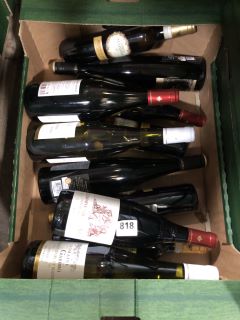 12 X BOTTLES OF ASSORTED WINE TO INCLUDE DOMAINE GRANGE VEILLES, DOMAINE DE GABBRO AND CORTE ALLODOLA (PLEASE NOTE: 18+YEARS ONLY. STRICTLY NO COURIER REQUESTS. COLLECTIONS FROM BA SALEROOM FROM MOND