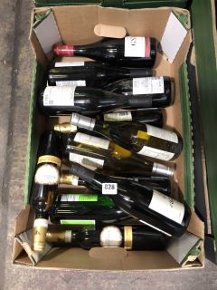 12 X BOTTLES OF ASSORTED WINE TO INCLUDE FRANCOIS DUBESSY AND MAS D'ANGLADE  (PLEASE NOTE: 18+YEARS ONLY. STRICTLY NO COURIER REQUESTS. COLLECTIONS FROM BA SALEROOM FROM MONDAY 3RD - FRIDAY 7TH JUNE