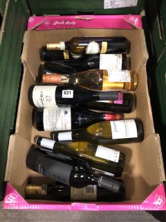 12 X BOTTLES OF ASSORTED WINE TO INCLUDE MAS D'ANGLADE, ASSEMBLAGE AND SEGURET (PLEASE NOTE: 18+YEARS ONLY. STRICTLY NO COURIER REQUESTS. COLLECTIONS FROM BA SALEROOM FROM MONDAY 3RD - FRIDAY 7TH JUN