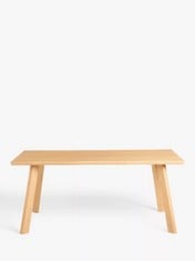 JOHN LEWIS LARSDEN EXTENDABLE DINING TABLE 180-280CM IN OAK RRP- £1,329 (COLLECTION OR OPTIONAL DELIVERY)