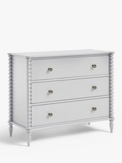 JOHN LEWIS BOBBIN 3 DRAWER CHEST IN GREY RRP- £499 (COLLECTION OR OPTIONAL DELIVERY)
