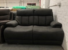 LA-Z-BOY EMPIRE 2 SEATER SOFA CHARCOAL FAUX SUEDE RRP- £1,009 (COLLECTION OR OPTIONAL DELIVERY)