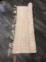 AMELIA COTTON AND RECYCLED PET RUG - NATURAL - 150X240CM - AR1502 - RRP £495 (COLLECTION OR OPTIONAL DELIVERY)