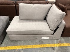 HARRIS CORNER SOFA PART IN LIGHT GREY FABRIC (COLLECTION OR OPTIONAL DELIVERY)