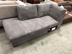 AMALFI NAR LEFT CORNER CHAISE SOFA PART IN JUMBO SLATE (COLLECTION OR OPTIONAL DELIVERY)