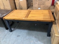 HIGHGATE CENTRE EXTENDING DINING TABLE RRP £779 (COLLECTION OR OPTIONAL DELIVERY) (KERBSIDE PALLET DELIVERY)
