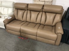 LA-Z-BOY GEORGINA 3 SEATER SOFA DOLCE TAUPE FAUX LEATHER RRP- £1,699 (COLLECTION OR OPTIONAL DELIVERY)