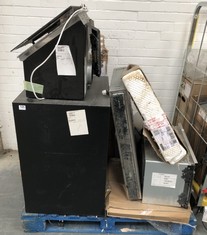 PALLET OF ASSORTED ITEMS TO INCLUDE ELECTRIQ WINE COOLER IN BLACK MODEL:EQWINE60SSD (COLLECTION OR OPTIONAL DELIVERY) (KERBSIDE PALLET DELIVERY)