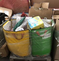 PALLET OF ASSORTED ITEMS TO INCLUDE HUGGIES LITTLE SWIMMERS NAPPIES (BOX OF 36) (COLLECTION OR OPTIONAL DELIVERY) (KERBSIDE PALLET DELIVERY)