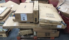 PALLET OF ASSORTED ITEMS TO INCLUDE PRIANO 4 DRAWER FREESTANDING UNIT (COLLECTION OR OPTIONAL DELIVERY) (KERBSIDE PALLET DELIVERY)