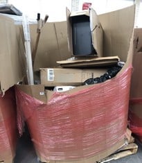 PALLET OF ASSORTED ITEMS TO INCLUDE XAVAX WASHING MACHINE / DRYER FRAME (COLLECTION OR OPTIONAL DELIVERY) (KERBSIDE PALLET DELIVERY)